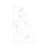 Dopro LP Guitar Pickguard and LP Stainless Steel Bracket with