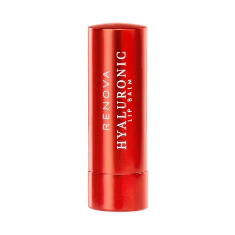 Bálsamo labial Renova, color Fresa (traslucido 4.8g), con Ácido Hialurónico