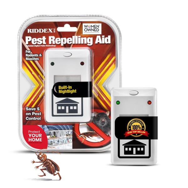 RIDDEX Plus Insect Repellent | Plug in, Mouse Deterrent -