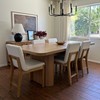 Nathan James Gracie Modern Upholstered Dining Room Chair with Cushion,