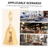 CAXUSD Decorative Metal Hand Bell Retro Style Call Bell for