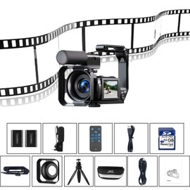 Unbranded 5K & 56MP Camcorders Video Camera WiFi IR Night Vision Vlogging Podcast Camera