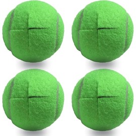 Tennis Balls for Walkers 4 Pack, RMASCOV Precut Tennis Balls for Walkers,Walker Ball Tennis Ball for Chair Legs (Green)