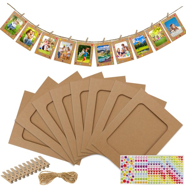 50 Pcs Paper Picture Frames 4 x 6 Inch Paper