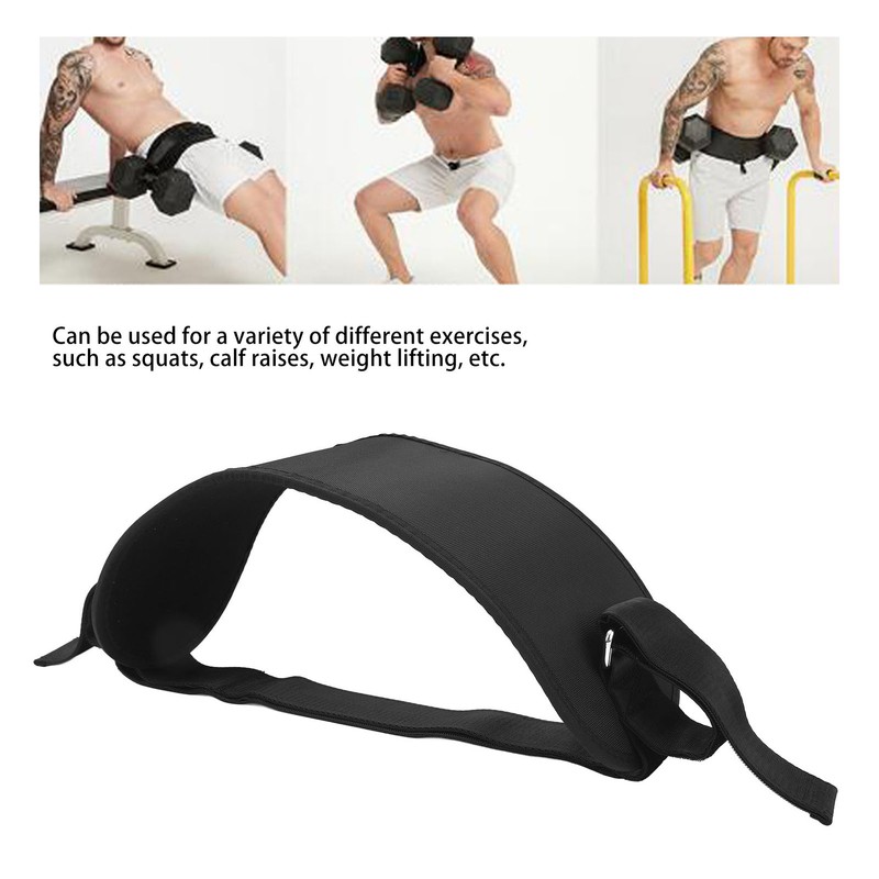 Hip Thrust Cushion Belt Hip Bridge Waist Belt Exercise Hip