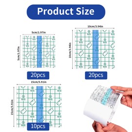 Pack of 50 tattoo film healing, tattoo plaster, waterproof, waterproof plaster, shower plaster, waterproof, large after surgery