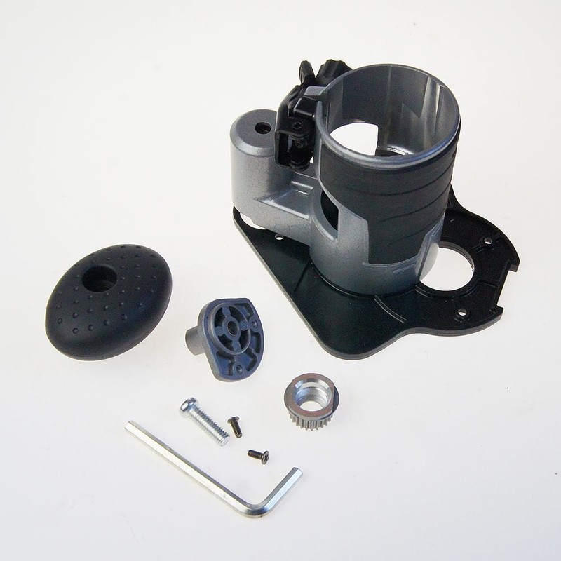 KATSU Trimmer Router Offset Base, Fully Adjustable, for Electirc or