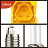 A-Premium (Yellow) Set of 8 Ignition Coil Pack and Iridium