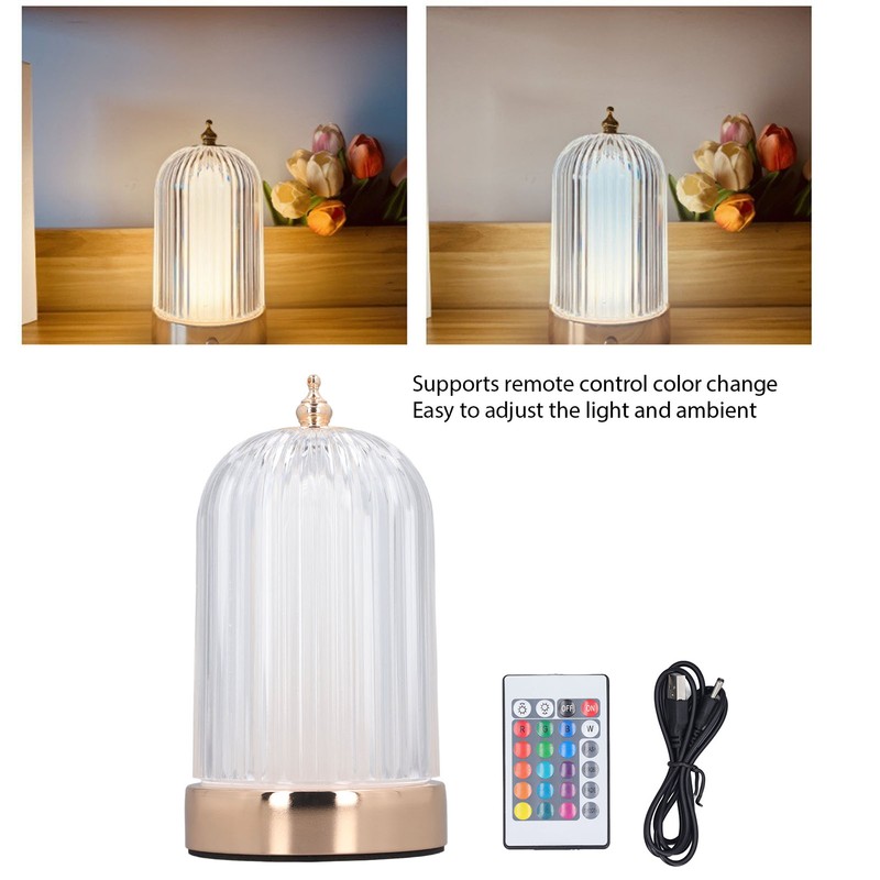 LED Night Light Multipurpose Stylish Innovative Remote Color Changing Crystal