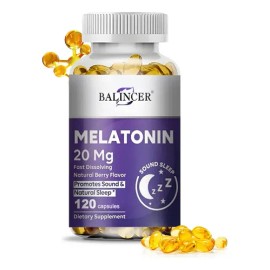Balincer Suplemento De Melatonina 20 Mg/ración, 120 Cápsulas