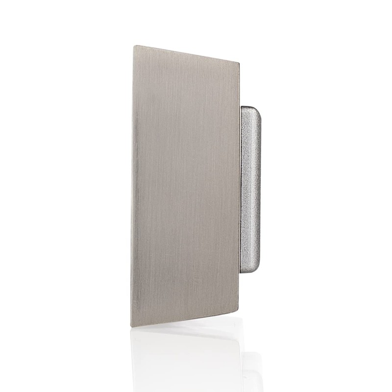 Byron DBW-21036 Universal Doorbell Button Metal Backlit Bi-Wire Installation, Brushed