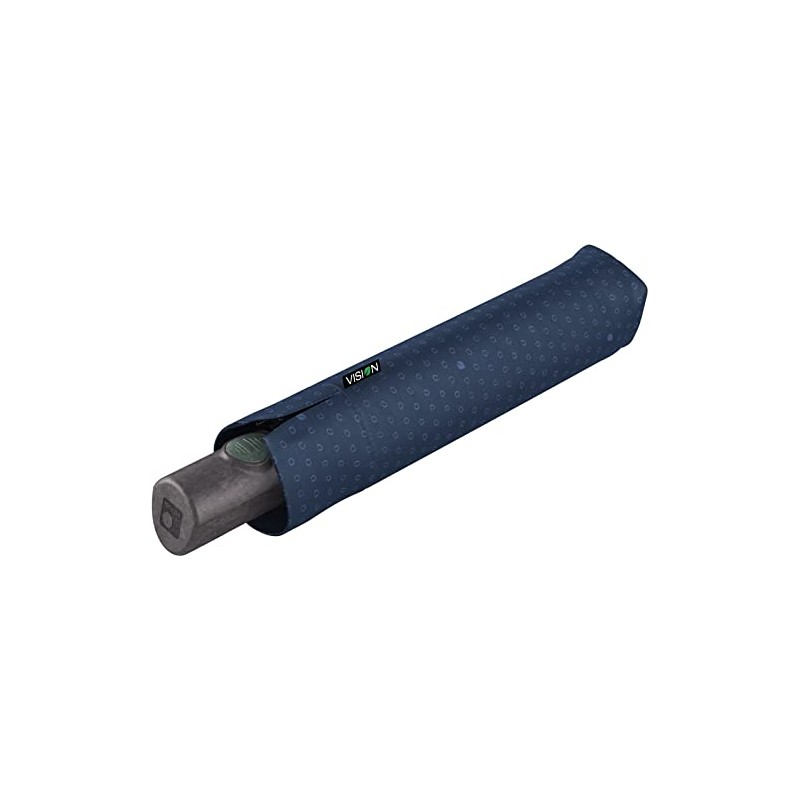 Knirps Sustainable Vision Duomatic Women's Pocket Umbrella, Air Blue, Compact