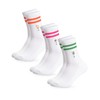 Occulto Women's & Men's Tennis Socks with Stripes Pack of