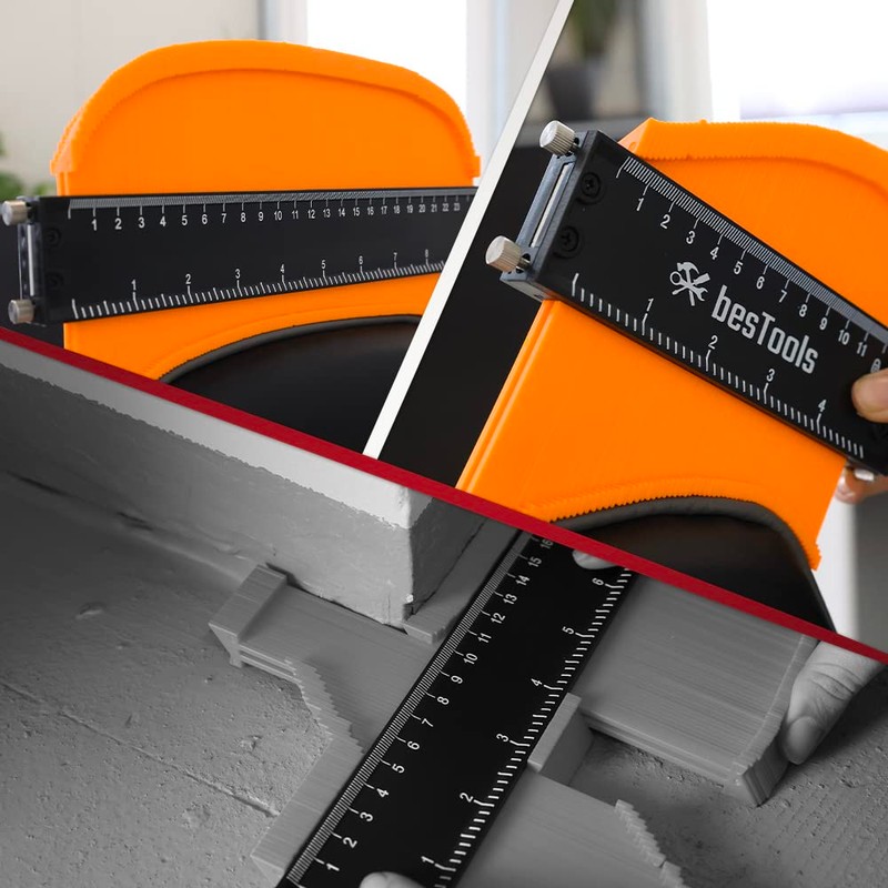bestTools Contour Gauge Set 12.5 cm & 25 cm Precise