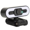 4K Webcam Built in Microphone Super Bright Fill Light Auto