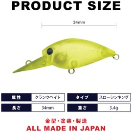LUCKY CRAFT Deep Klup Mini MAX SS Fishing Lure Crankbait (5943 Sencha)