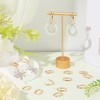 SUNNYCLUE 1 Box 20Pcs Real 18K Gold Plated Brass Earring