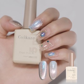 Coikaze Single Color Aurora Magnetic Gel Nail Polish, New Sensation Aurora Magnet, Large Capacity 15ml, Magnetic Gel Nail Polish, Magnet, Nail Magnet, Color Gel, Gel Nail Polish, Color, Single Item