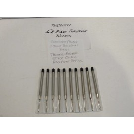 terzetti 10 TERZETTI EzFlo Black Ballpoint refills+pouch-
