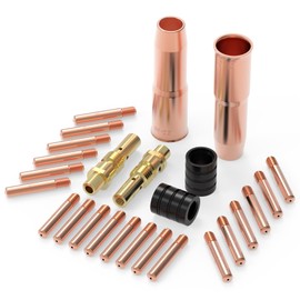 YESWELDER MIG Welding Gun Kit .045" Tip-Nozzle-Diffuser-Adapter for Lincoln Magnum 200/250 Tweco #2