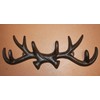 Southern Metal Wall Mounted Deer Head Antler Coat Hat Rack