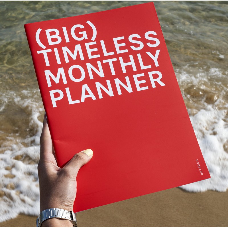 Octàgon Design A4 Big Timeless Monthly Planner