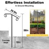 SPACEEUP handrails for Outdoor Steps Single Post Handrails for Outdoor