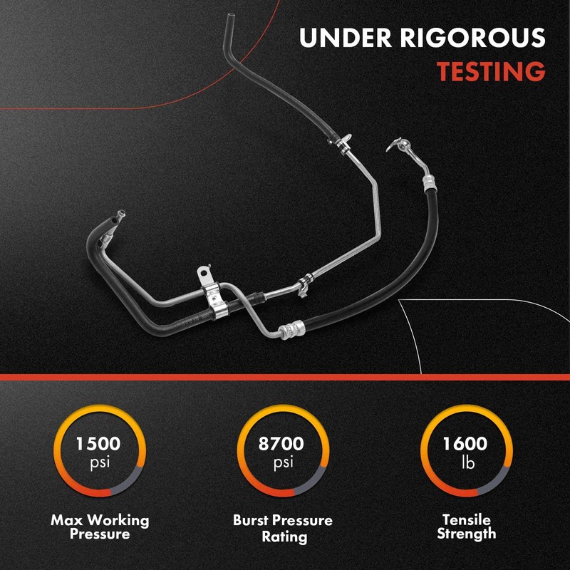A-Premium Power Steering Pressure & Return Hoses Line Assembly Compatible