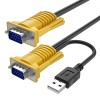 MT-VIKI 2-in-1 USB VGA KVM Cable for USB KVM Switch