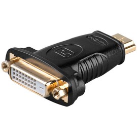 Wentronic HDMI-DVI-D Adaptor (19-Pin HDMI Male to DVI-D Female) 2 Pieces