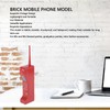 Brick Mobile Phone Model Vintage Cell Phone Prop Old Fashioned