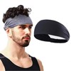 Sports Headband Pure Black 3ea