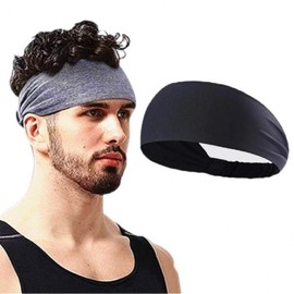 Sports Headband Pure Black 3ea