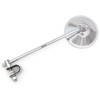 4" Chrome Extra Long Clamp-On Mirror - Long Stem