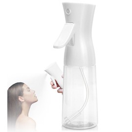 Apidgrowth Continuous Spray Bottle,Hair Spray Bottle,Plants Water Spray Mist Bottle,Ultra-Fine Spray Bottle for Hair,Skincare, Plant Care, Pet Grooming, Cleaning(White)