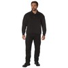 Rothco Firefighter/EMS Quarter Zip Job Shirt, Black - M