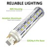 Bonlux 12W GX24Q/G24Q 4-pin Base LED Light Bulb, GX24 LED