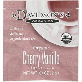 Davidson's Organics, Cherry Vanilla, 100-count Individually Wrapped Tea Bags