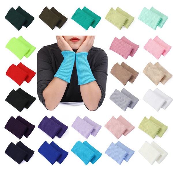 Knitted Ribbed Cuffs, Stretch Ribs Fabric, Seamless Cuffs, Tube Ribs