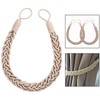 Xrten Pack of 2 Curtain Tiebacks, Tiebacks Rope, Braided Curtain