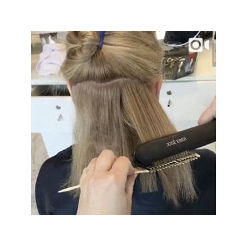 Jose Eber Ceramic Flat Iron, Dual Voltage, (Black)