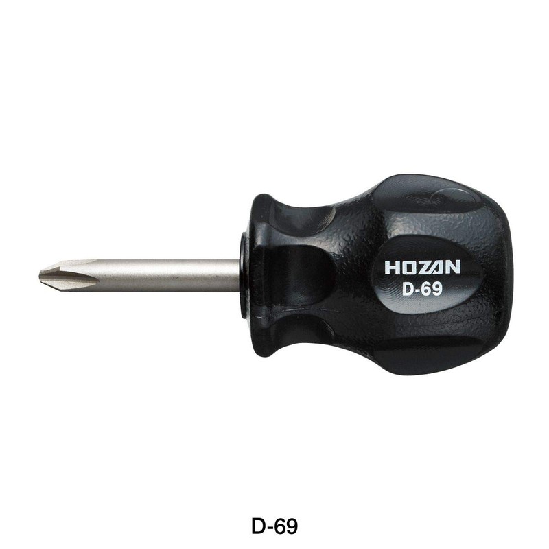 HOZAN Japanese Stubby Screwdriver Set D-68 / D-69 Small but