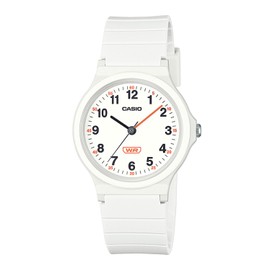 Casio Collection LQ-24B Biomass Plastic Wristwatch, white, sports