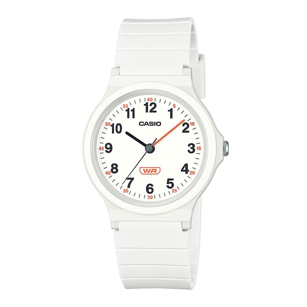 Casio Collection LQ-24B Biomass Plastic Wristwatch, white, sports