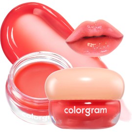 COLORGRAM Tintin Dory Lip Jam 04 Grapefruit Jam Tinted Lip Jam, Bálsamo Labial Hidratante Y Voluminizador Con Fórmula Ligera Y No Pegajosa Color Semitransparente Y Resplandor Transparente