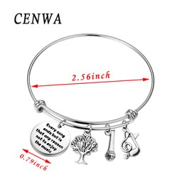 Pulsera inspirada en CENWA Every Song Ends But is That Any Reason to Not Enjoy The Music, Metal