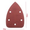 TOOLSTAR Mouse Sanding Pads 140x90mm 5 Hole 120 Grit for