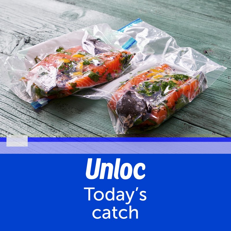 Ziploc Gallon Food Storage Freezer Slider Bags, Power Shield Technology