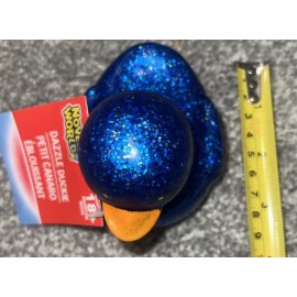Novelty World - Dazzle Kids Bath/Playtime Duckie - Gold Glitter -Rubber Duck-NEW
