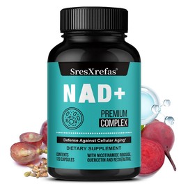 NAD+ supplement - Contains plant nutrients such as niacinamide, nucleoside, resveratrol, quercetin, etc. - Improves cellular energy and supports mitochondrial function - Purecell Non-GMO, 3 pieces, 120 tablets / NAD+ 보충제 - 나이아신아마이드 뉴클레오사이드 레스베라트롤 케르세틴 등 식물영양 함유 - 세포에너지 증진 미토콘드리아 기능 지원 - 퓨어셀 Non-GMO, 3개, 120정